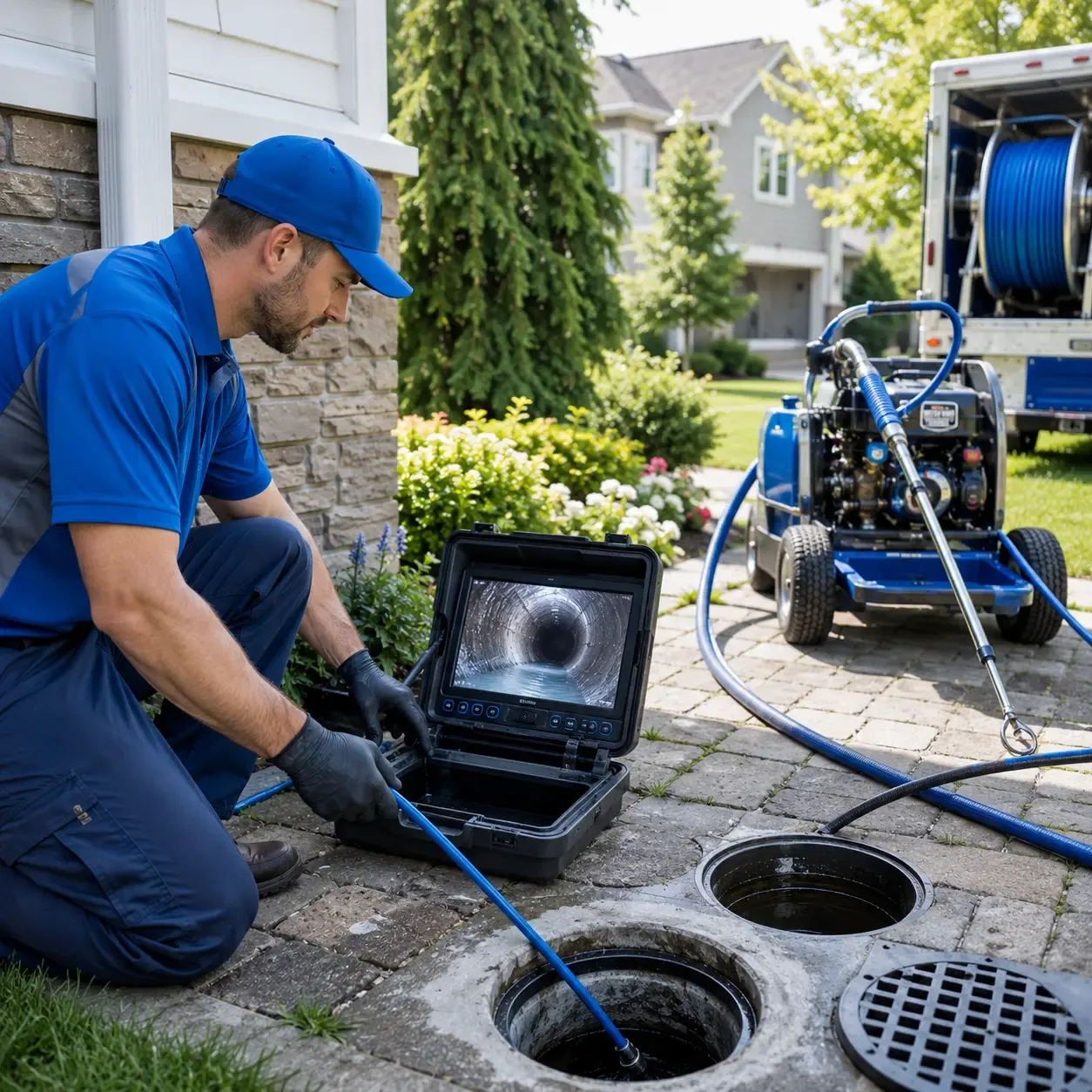 Outdoor drain cleaning professionals serving Throckmorton, TX